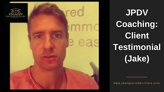 JPDV Coaching: Client Testimonial (Jake)