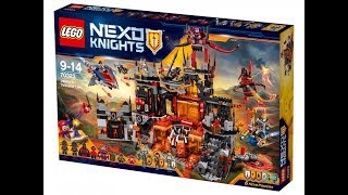 Lego nexo knights- Лавовая база Джестро.( Замок Джестро)