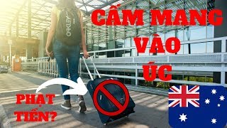 Aus 32  | 7 Loại Hàng Hóa Cấm Mang Vào Úc