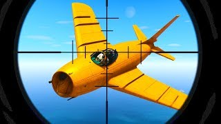 РЕАКТИВНЫЕ САМОЛЕТЫ vs. ЛЮДИ СНАЙПЕРЫ! (Grand Theft Auto V)