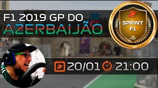 F1 2019 ESPORTS | GRANDE PRÊMIO DO AZERBAIJÃO | F1 2019 PS4 SPRINT | LIGA PRO RACE ESPORTS