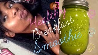 Oats Spinach Breakfast Smoothie