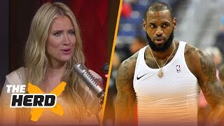LeBron James says rest is a 'bad word ' - Kristine and Colin react | THE HERD