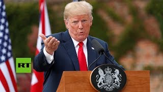 "Son 'fake news'": Trump arremete de nuevo contra la CNN