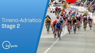 Tirreno-Adriatico 2019 | Stage 2 Highlights | inCycle