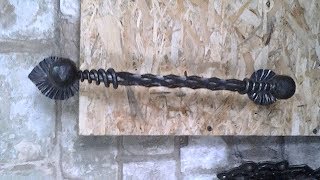 Ананас кованая ручка из аматуры