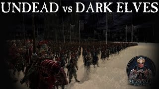 Sylvanian Undead vs Dark Elves - Call of Warhammer - Medieval 2 Total War Mod