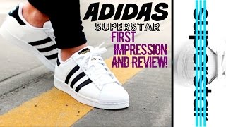 ADIDAS SUPERSTAR SHOES REVIEW!!!