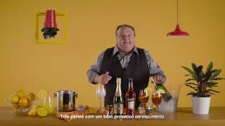 Como fazer Aperol Spritz, por Erick Jackin | Mitos de Verão |  ( evino )