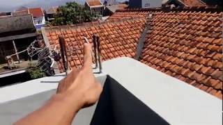 ANTENE DOUBLE BAZOOKA 40 METER BAND KONFIGURASI L