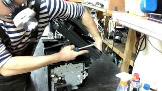 HP M1536 как снять сканер |  How to disassemble