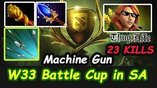 w33 Machine Gun FocusFire [Windranger] Battle Cup in SouthAmericaServer | Dota2 7.15