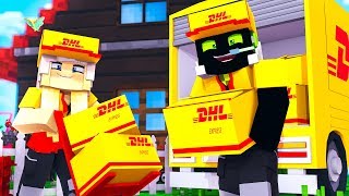 ALS DHL-PAKETLIEFERANT ARBEITEN!? - Minecraft [Deutsch/HD]