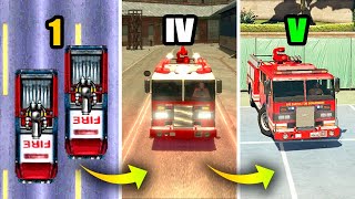HOW the FIRE TRUCK has CHANGED in GTA Games Over the YEARS (Evolution)