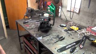 Mucculloch 3516 chain saw assembly