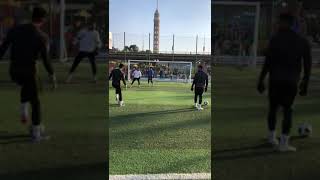 شاهد طريقة تدريب الجنرال كابتن فكرى صالح مع حراس مرمى منتخب مصر للمينى فوتبول