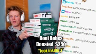 So a YouTuber Sent me THIS Pizza While I was Live on Twitch...