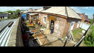 Пристройка к жилому дому Timelapse (Длинная версия) #пристройка
