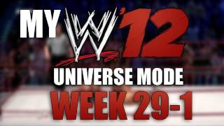 My WWE '12 Universe Mode: Week 29-1 - SPEED