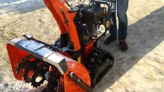 Снегоуборщик Husqvarna ST 330PT - демонстрация  в Пензе (ТМК)