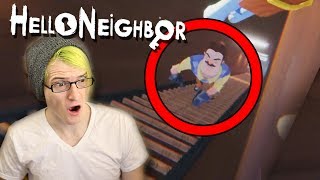 THE NEIGHBOR CLIMBS LADDERS NOW!? | Hello Neighbor Beta Secrets
