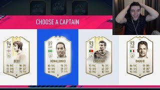 ECHIPA FANTASTICA CU 4 ICONS LA DRAFT !!! FIFA 19 ROMANIA !!!
