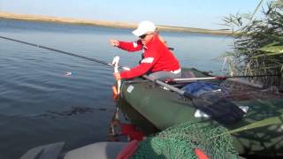 Ловля щуки на живца! Catching pike on live bait!