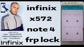 Infinix Note 4 X572 Bypass Google Account Frp
