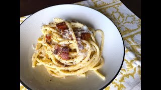 How to Make Real Spaghetti Carbonara | Christine Cushing
