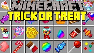 Minecraft TRICK OR TREAT MOD! | COLLECT CANDY & DISCOVER NEW MOBS! | Modded Mini-Game