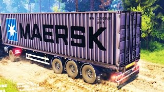 ТЕСТ ВОЛЬВО С ПОЛУПРИЦЕПОМ - Spintires