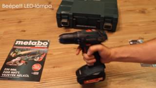 Metabo BS 18 akkus fúrócsavarozó