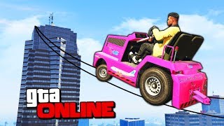 ГАЗОНОКОСИЛКА НА ТОНКИХ ТРОСАХ СКИЛЛ ТЕСТА В GTA 5 ONLINE ( ГТА 5 ГОНКИ )