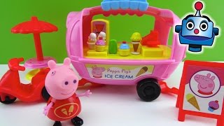 Peppa Pig Furgoneta de los Helados Peppa Pig’s Theme Park Ice Cream Van - Juguetes de Peppa Pig