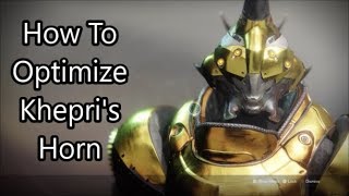 Destiny 2 - How To Optimize Khepri's Horn - Putting Up Firewalls