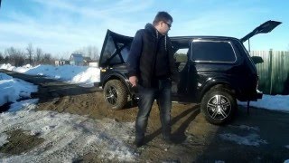 Лада 4x4 212140 Нива 2016 ПРАВИЛЬНАЯ УСТАНОВКА резиновых расширителей колёсных арок