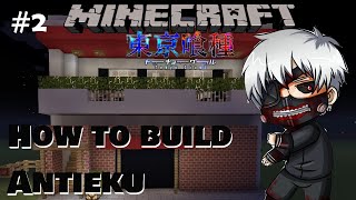 Minecraft Tutorial: How To Build Tokyo Ghoul Cafe **Antieku** / TOKYO GHOUL (Anime Builds) #2