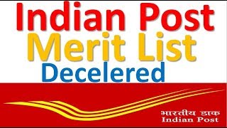 Indian Post Merit List State Wise Check Now,Indian Post Office Result 2017-18