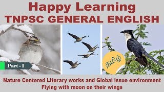 Nature Centered Literary works and Global issue environment -Flying with moon on their wings