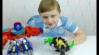 Трансформеры Автоботы Играл с Машинками и ЗАБОЛЕЛ  Мультик из игрушек Оптимус Прайм