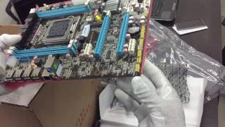 XEON E5 1650 комплект для разгона на HUANAN ревизия 2.46 2.47 посылка №62388