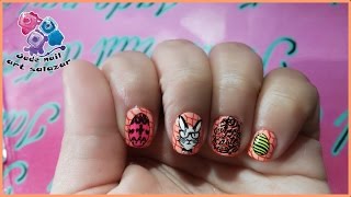STAMPING NAIL ART . FELICES PASCUAS?