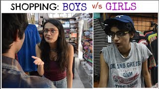 Shopping: Boys vs Girls | How Boys Shop vs How Girls Shop | DiviSaysWhat