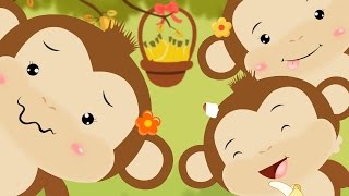 Five Little Monkeys ????? | 5 Little Monkeys Jumping on the Bed Song ??? | Nursery Rhyme With Lyrics