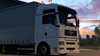ETS2 1.35 ProMods 2.41 MAN TGA  Łódź - Antwerp