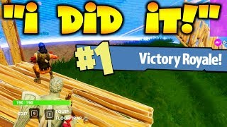 HELPING 9 YR OLD WIN *1ST EVER* FORTNITE GAME!!!