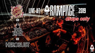 Drops Only // Spag Heddy B2B Dubloadz B2B Herobust | Live @ Rampage 2019