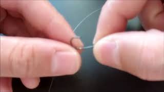Δέσιμο Αγκιστριών ΧΩΡΙΣ ΤΡΥΠΑ-Tie fishing knots (FOR SMALL HOOKS)