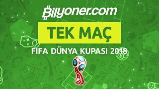 Dünya Kupası 2018 - Tüm Maçlar TEK MAÇ
