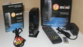 Тюнер (ресивер) Т2 Romsat T2 Mini обзор (распаковка)
